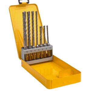 ELITE® Full Carbide SDS-plus® Hammerbohrer- Set: 5, 6, 8 mm x 110 mm / 6, 8, 10, 12 mm x 160 mm