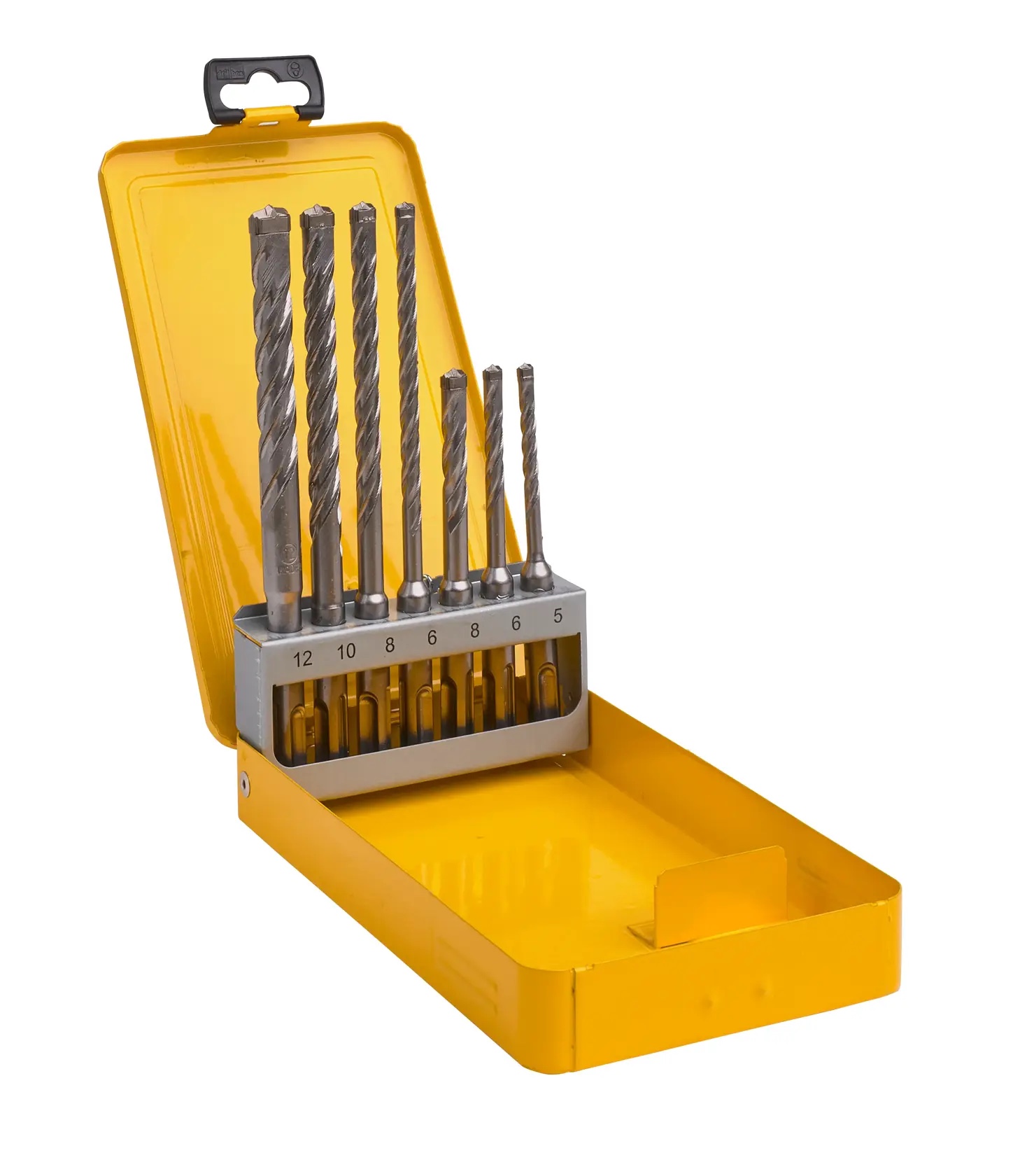 ELITE® Full Carbide SDS-plus® Hammerbohrer- Set: 5, 6, 8 mm x 110 mm / 6, 8, 10, 12 mm x 160 mm