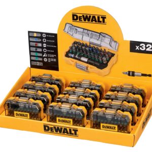 Display mit 12 Schrauberbit-Sets, 32-teilig