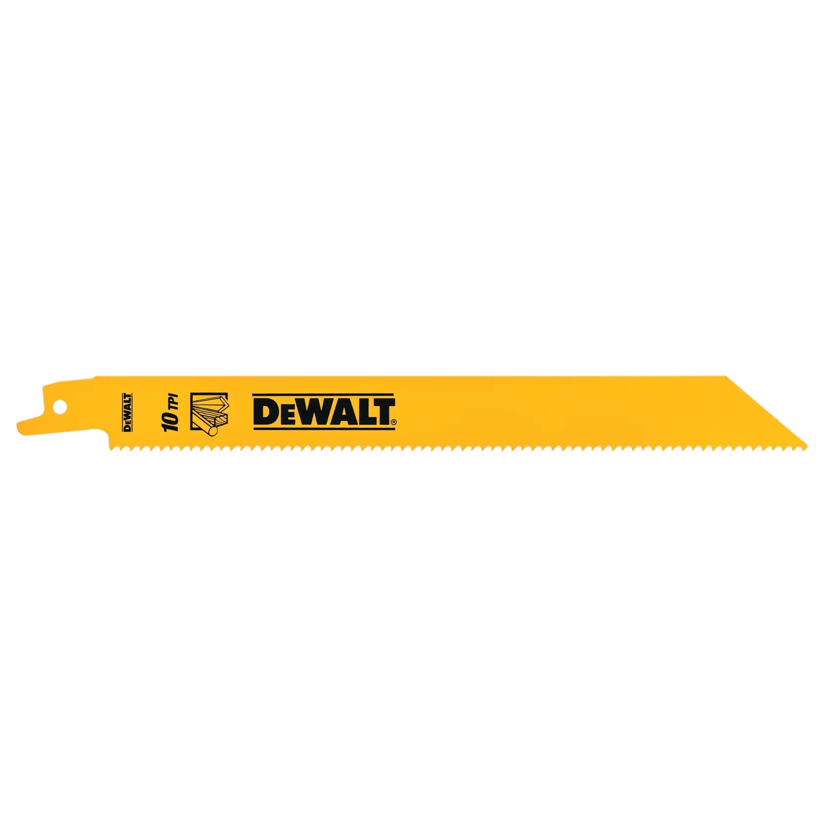 Saebelsaegeblatt Bi-Metall fuer universellen Einsatz 203mm 10TPI, 5 Stueck