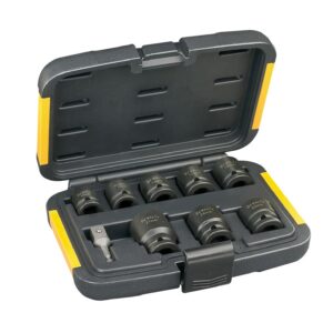 Kraft-Steckschlüsseleinsätze-Set, 8-teilig