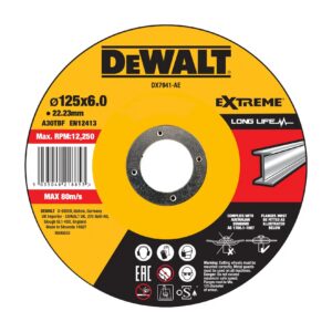EXTREME Schruppscheibe 125x6x22,23 mm Metall Typ 42 (gekröpft)