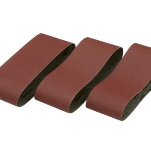 Mehrzweck-Schleifband 75 × 457 mm, Körnung 80 (3 Stück)