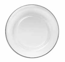 Set 6 Teller Essenze mit Platinrand 15 cm