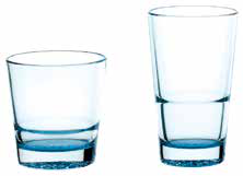 Set 6 Gläser Mosaico 246 Longdrink Metallic 42 cl – Hellblau