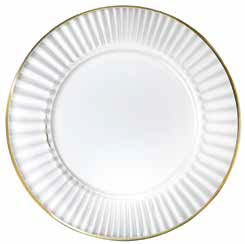 Set 2 Platzteller Essenze Diva mit Goldrand 32 cm