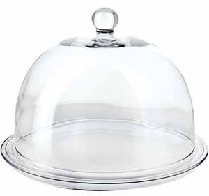 Tortenplatte Banquet Set mit Glasglocke 32 cm