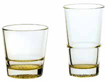 Set 6 Gläser Mosaico 246 Wasser Metallic 40 cl – Gold